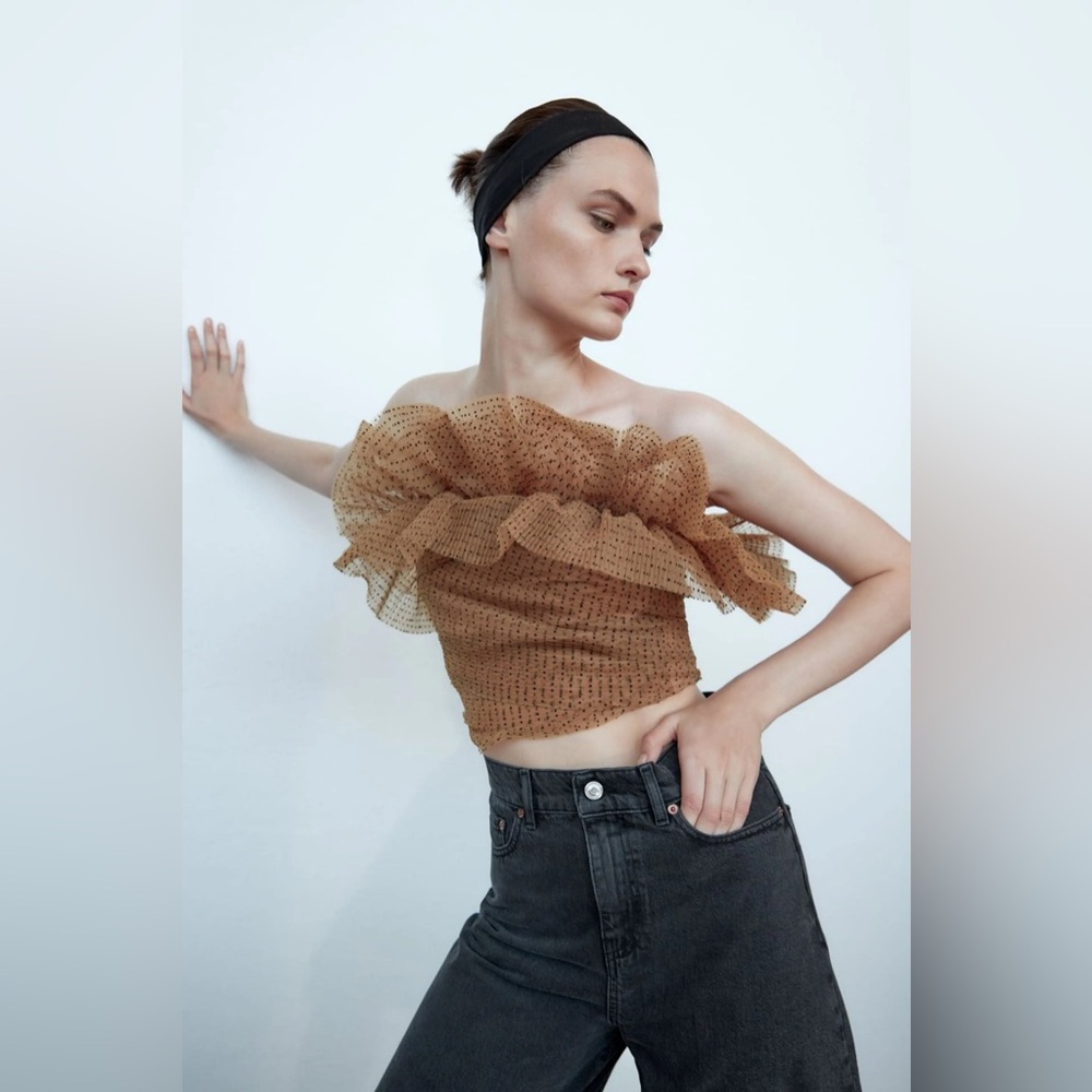 Zara Ruffled Top